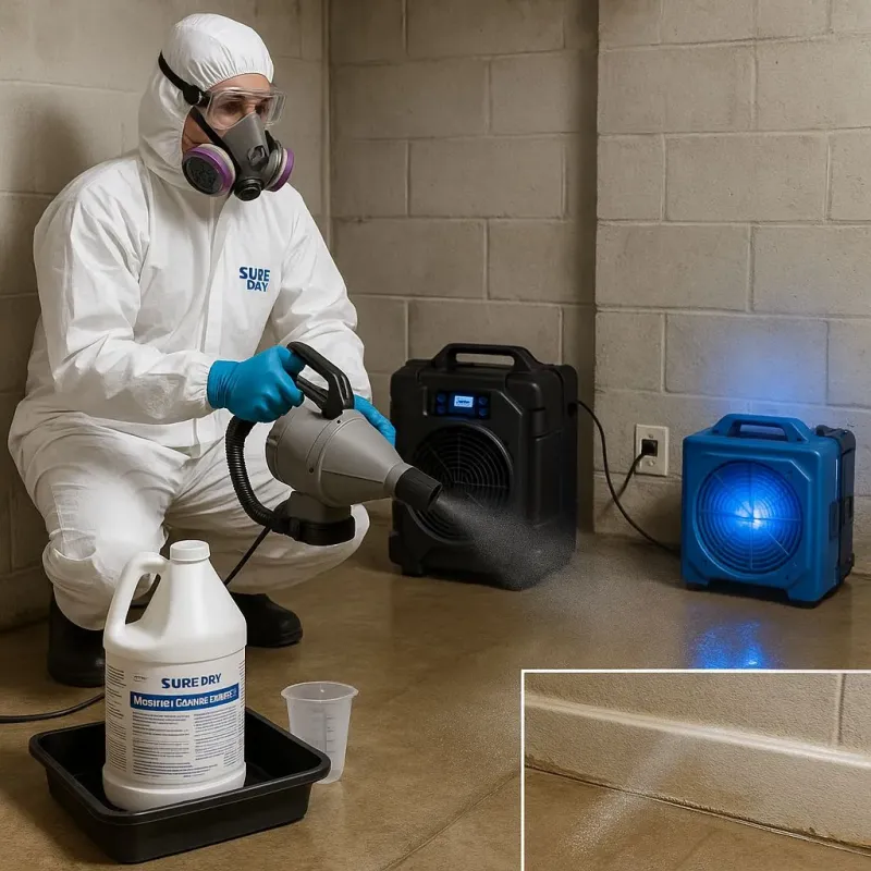 Sanitization and Odor Removal process in The Village, OK