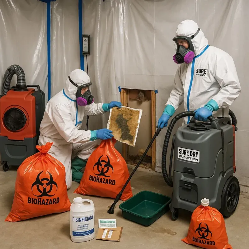 Contaminated Water Handling Protocols process in The Village, OK